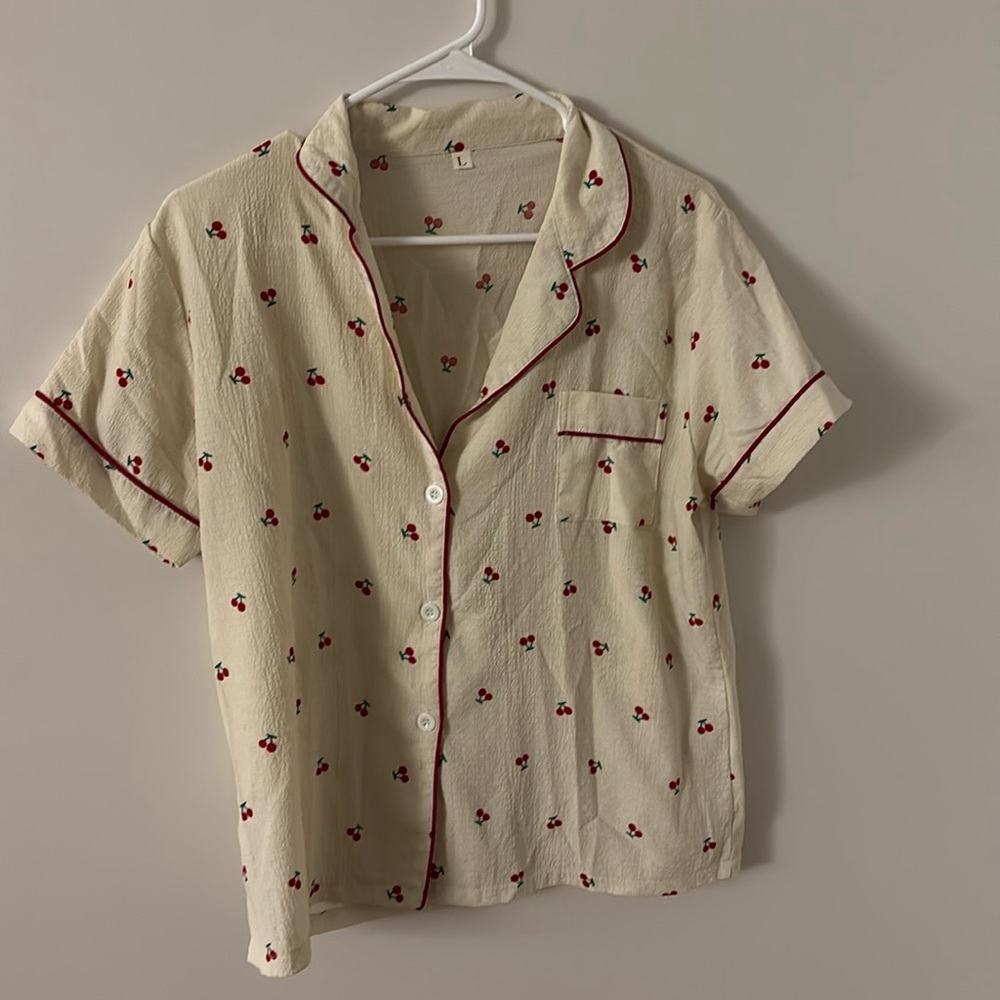 Cherry pajama set
